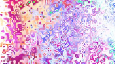 Yumuşak mor ve pembe tonlara sahip soyut organik hücresel doku, sıvı mozaik desen ve rüya gibi dijital yüzey