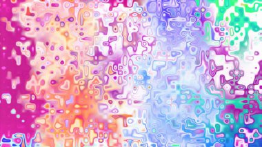 Yumuşak mor ve pembe tonlara sahip soyut organik hücresel doku, sıvı mozaik desen ve rüya gibi dijital yüzey