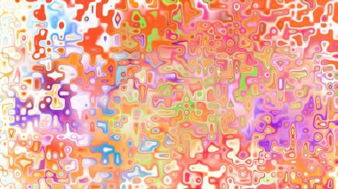 Yumuşak mor ve pembe tonlara sahip soyut organik hücresel doku, sıvı mozaik desen ve rüya gibi dijital yüzey