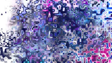 Yumuşak mor ve pembe tonlara sahip soyut organik hücresel doku, sıvı mozaik desen ve rüya gibi dijital yüzey