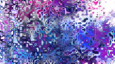 Yumuşak mor ve pembe tonlara sahip soyut organik hücresel doku, sıvı mozaik desen ve rüya gibi dijital yüzey