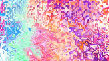 Yumuşak mor ve pembe tonlara sahip soyut organik hücresel doku, sıvı mozaik desen ve rüya gibi dijital yüzey