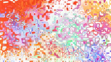 Yumuşak mor ve pembe tonlara sahip soyut organik hücresel doku, sıvı mozaik desen ve rüya gibi dijital yüzey