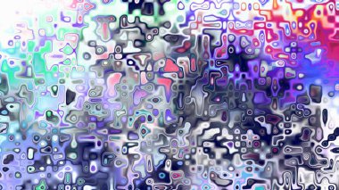 Yumuşak mor ve pembe tonlara sahip soyut organik hücresel doku, sıvı mozaik desen ve rüya gibi dijital yüzey