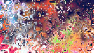 Yumuşak mor ve pembe tonlara sahip soyut organik hücresel doku, sıvı mozaik desen ve rüya gibi dijital yüzey