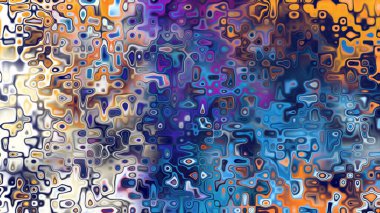 Yumuşak mor ve pembe tonlara sahip soyut organik hücresel doku, sıvı mozaik desen ve rüya gibi dijital yüzey