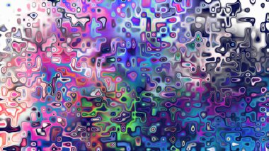 Yumuşak mor ve pembe tonlara sahip soyut organik hücresel doku, sıvı mozaik desen ve rüya gibi dijital yüzey