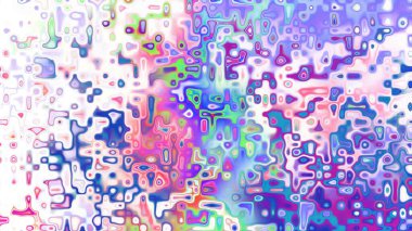 Yumuşak mor ve pembe tonlara sahip soyut organik hücresel doku, sıvı mozaik desen ve rüya gibi dijital yüzey