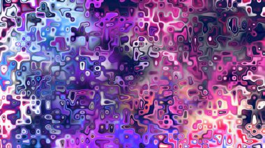 Yumuşak mor ve pembe tonlara sahip soyut organik hücresel doku, sıvı mozaik desen ve rüya gibi dijital yüzey