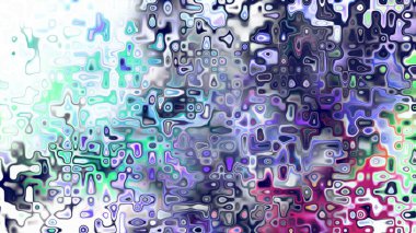 Yumuşak mor ve pembe tonlara sahip soyut organik hücresel doku, sıvı mozaik desen ve rüya gibi dijital yüzey