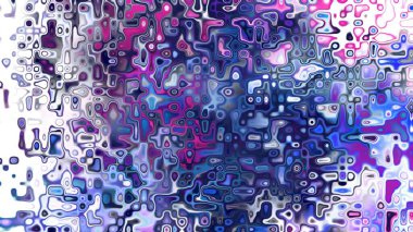 Yumuşak mor ve pembe tonlara sahip soyut organik hücresel doku, sıvı mozaik desen ve rüya gibi dijital yüzey