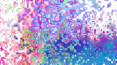 Yumuşak mor ve pembe tonlara sahip soyut organik hücresel doku, sıvı mozaik desen ve rüya gibi dijital yüzey