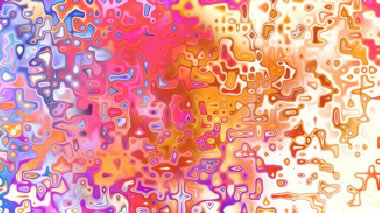 Yumuşak mor ve pembe tonlara sahip soyut organik hücresel doku, sıvı mozaik desen ve rüya gibi dijital yüzey