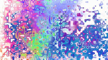 Yumuşak mor ve pembe tonlara sahip soyut organik hücresel doku, sıvı mozaik desen ve rüya gibi dijital yüzey