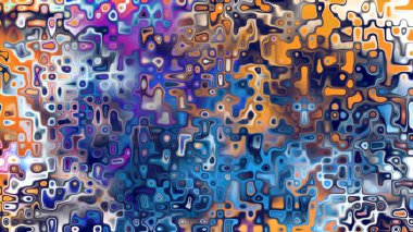 Yumuşak mor ve pembe tonlara sahip soyut organik hücresel doku, sıvı mozaik desen ve rüya gibi dijital yüzey