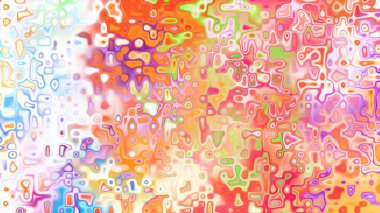 Yumuşak mor ve pembe tonlara sahip soyut organik hücresel doku, sıvı mozaik desen ve rüya gibi dijital yüzey