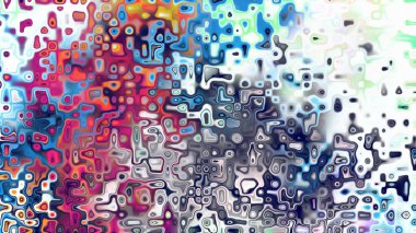 Yumuşak mor ve pembe tonlara sahip soyut organik hücresel doku, sıvı mozaik desen ve rüya gibi dijital yüzey