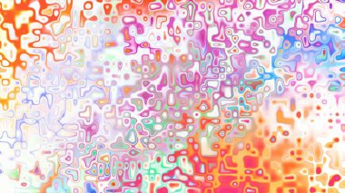 Yumuşak mor ve pembe tonlara sahip soyut organik hücresel doku, sıvı mozaik desen ve rüya gibi dijital yüzey