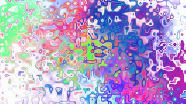 Yumuşak mor ve pembe tonlara sahip soyut organik hücresel doku, sıvı mozaik desen ve rüya gibi dijital yüzey