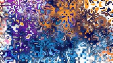 Yumuşak mor ve pembe tonlara sahip soyut organik hücresel doku, sıvı mozaik desen ve rüya gibi dijital yüzey