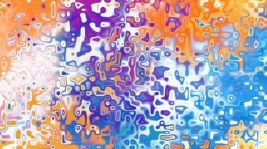 Yumuşak mor ve pembe tonlara sahip soyut organik hücresel doku, sıvı mozaik desen ve rüya gibi dijital yüzey