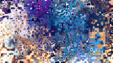 Yumuşak mor ve pembe tonlara sahip soyut organik hücresel doku, sıvı mozaik desen ve rüya gibi dijital yüzey