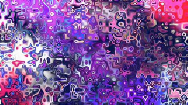 Yumuşak mor ve pembe tonlara sahip soyut organik hücresel doku, sıvı mozaik desen ve rüya gibi dijital yüzey