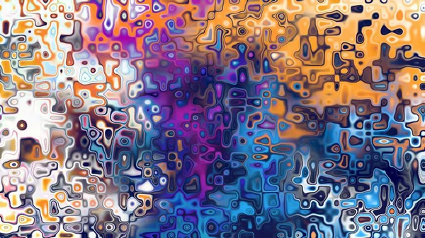 Yumuşak mor ve pembe tonlara sahip soyut organik hücresel doku, sıvı mozaik desen ve rüya gibi dijital yüzey