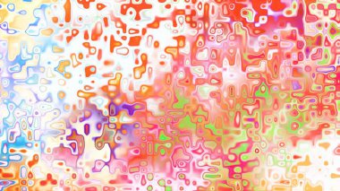 Yumuşak mor ve pembe tonlara sahip soyut organik hücresel doku, sıvı mozaik desen ve rüya gibi dijital yüzey