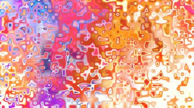 Yumuşak mor ve pembe tonlara sahip soyut organik hücresel doku, sıvı mozaik desen ve rüya gibi dijital yüzey