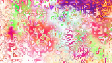 Yumuşak mor ve pembe tonlara sahip soyut organik hücresel doku, sıvı mozaik desen ve rüya gibi dijital yüzey