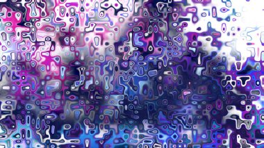 Yumuşak mor ve pembe tonlara sahip soyut organik hücresel doku, sıvı mozaik desen ve rüya gibi dijital yüzey