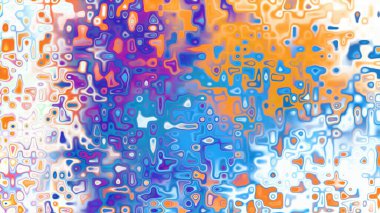 Yumuşak mor ve pembe tonlara sahip soyut organik hücresel doku, sıvı mozaik desen ve rüya gibi dijital yüzey