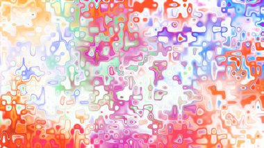 Yumuşak mor ve pembe tonlara sahip soyut organik hücresel doku, sıvı mozaik desen ve rüya gibi dijital yüzey