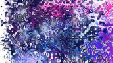 Yumuşak mor ve pembe tonlara sahip soyut organik hücresel doku, sıvı mozaik desen ve rüya gibi dijital yüzey