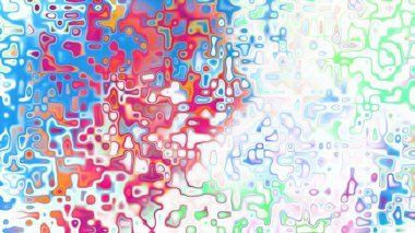 Yumuşak mor ve pembe tonlara sahip soyut organik hücresel doku, sıvı mozaik desen ve rüya gibi dijital yüzey