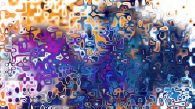 Yumuşak mor ve pembe tonlara sahip soyut organik hücresel doku, sıvı mozaik desen ve rüya gibi dijital yüzey