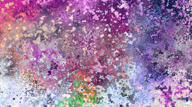 Soyut pas benzeri organik doku, canlı mermer renkler, paslanmış metal yüzey etkisi ve anlamlı kaotik desen.