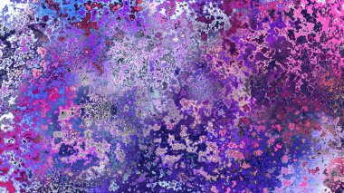 Soyut pas benzeri organik doku, canlı mermer renkler, paslanmış metal yüzey etkisi ve anlamlı kaotik desen.