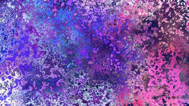 Soyut pas benzeri organik doku, canlı mermer renkler, paslanmış metal yüzey etkisi ve anlamlı kaotik desen.