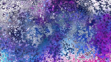 Soyut pas benzeri organik doku, canlı mermer renkler, paslanmış metal yüzey etkisi ve anlamlı kaotik desen.