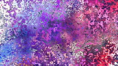 Soyut pas benzeri organik doku, canlı mermer renkler, paslanmış metal yüzey etkisi ve anlamlı kaotik desen.