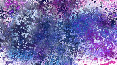 Soyut pas benzeri organik doku, canlı mermer renkler, paslanmış metal yüzey etkisi ve anlamlı kaotik desen.