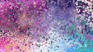 Soyut pas benzeri organik doku, canlı mermer renkler, paslanmış metal yüzey etkisi ve anlamlı kaotik desen.