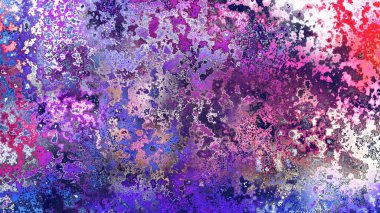 Soyut pas benzeri organik doku, canlı mermer renkler, paslanmış metal yüzey etkisi ve anlamlı kaotik desen.