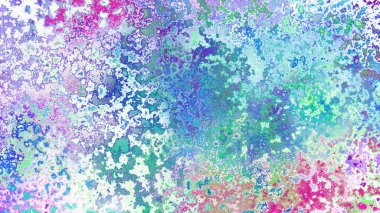 Soyut pas benzeri organik doku, canlı mermer renkler, paslanmış metal yüzey etkisi ve anlamlı kaotik desen.