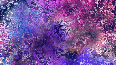 Soyut pas benzeri organik doku, canlı mermer renkler, paslanmış metal yüzey etkisi ve anlamlı kaotik desen.