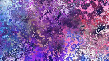 Soyut pas benzeri organik doku, canlı mermer renkler, paslanmış metal yüzey etkisi ve anlamlı kaotik desen.