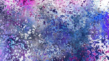 Soyut pas benzeri organik doku, canlı mermer renkler, paslanmış metal yüzey etkisi ve anlamlı kaotik desen.