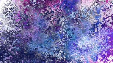 Soyut pas benzeri organik doku, canlı mermer renkler, paslanmış metal yüzey etkisi ve anlamlı kaotik desen.